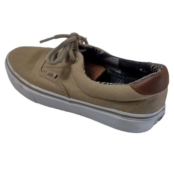 Vans C&L era 59 Tan Khaki Sneakers Unisex Men's Size 7 or Women's Size 8.5 - Picture 3 of 9